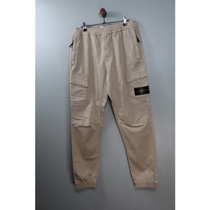 Stone Island Beige RE-T Cargo Bottoms