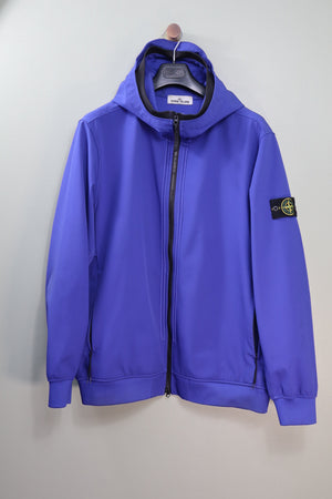 Stone Island Blue Soft Shell Jacket