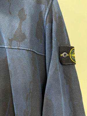 Stone Island Flowing Camo 1/4 Zip Jumper
