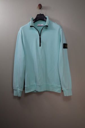 Stone Island Baby Blue 1/4 Zip Jumper