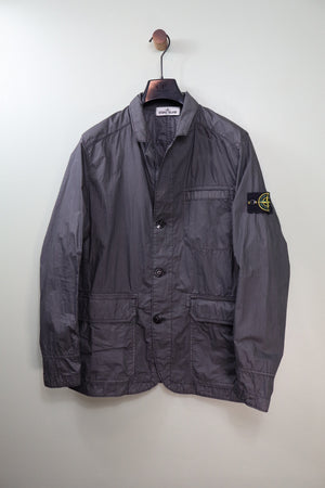 Stone Island Charcoal Grey Mussola Watro Jacket