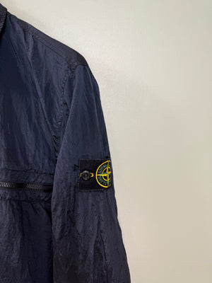 Stone Island Navy Nylon Metal Overshirt