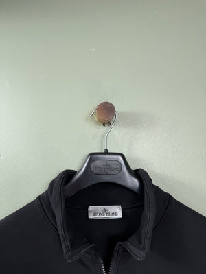 Stone Island Black 1/4 Zip Jumper
