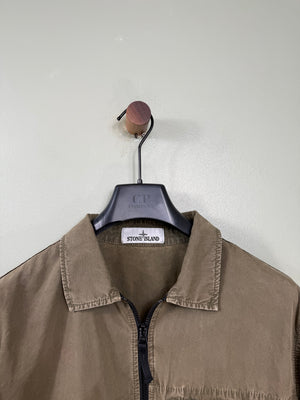 Stone Island Khaki Overshirt