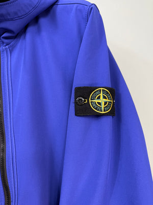 Stone Island Blue Soft Shell Jacket