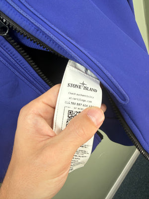 Stone Island Blue Soft Shell Jacket