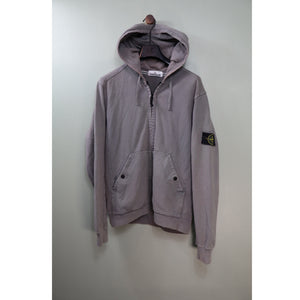 Stone Island Grey Zip Hoodie