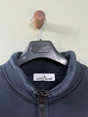 Stone Island Navy 1/4 Zip Jumper