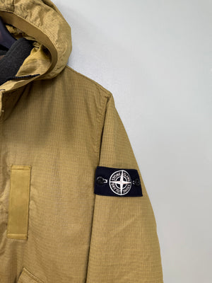 Stone Island Yellow Reflective Weave Ripstop Jacket