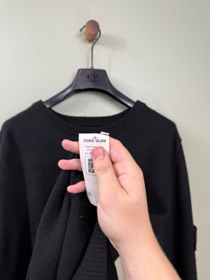 Stone Island Black Knit Jumper