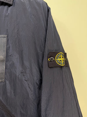 Stone Island Navy Nylon Metal Overshirt