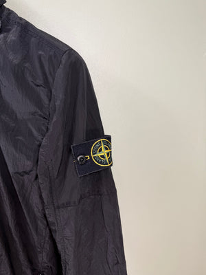 Stone Island Black Nylon Metal Overshirt
