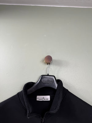 Stone Island Black 1/4 Zip Jumper