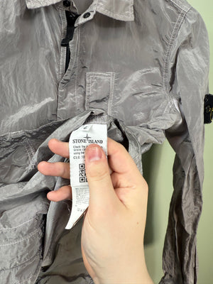 Stone Island Grey Nylon Metal Overshirt