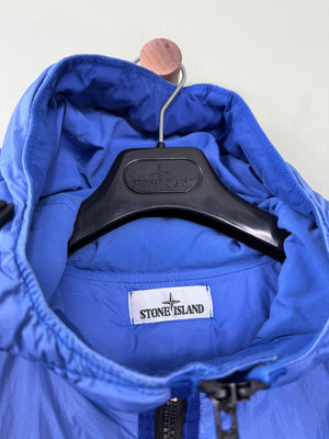 Stone Island Blue Crinkle Reps Down Jacket