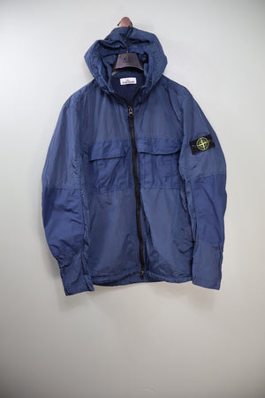 Stone Island Navy Nylon Metal Watro Jacket