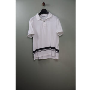 Stone Island White Marina Polo