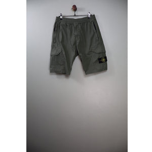 Stone Island Khaki RE-T Cargo Shorts