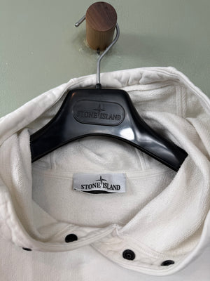 Stone Island White Hoodie