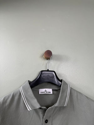 Stone Island Khaki Slim Fit Polo