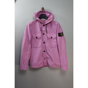 Stone Island Pink Hooded Overshirt