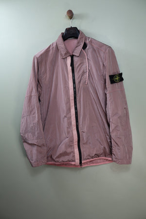 Stone Island Rose Quartz Nylon Metal Overshirt