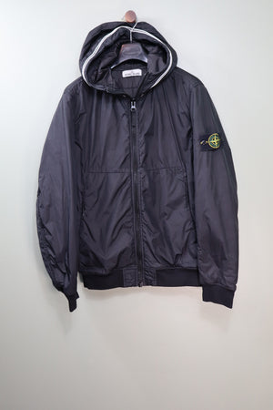 Stone Island Black Crinkle Reps Jacket