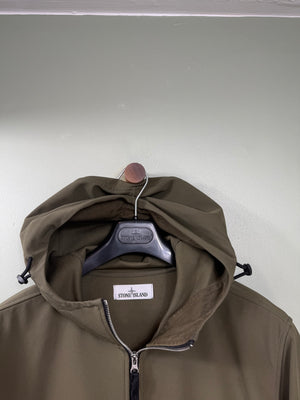 Stone Island Khaki Soft Shell Jacket