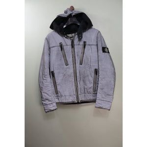 Stone Island Grey Liquid Reflective Jacket