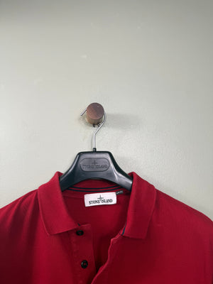Stone Island Red Slim Fit Polo