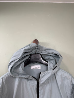 Stone Island Pastel Blue Supima Cotton Twill Jacket