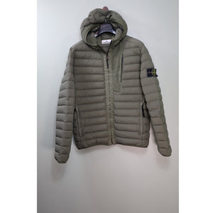 Stone Island Khaki Loom Woven Down Jacket