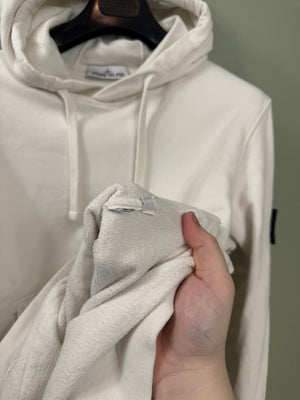 Stone Island White Hoodie