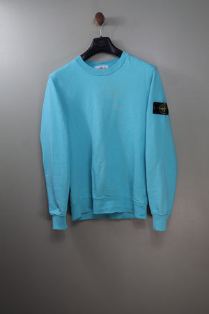 Stone Island Aqua Blue Jumper