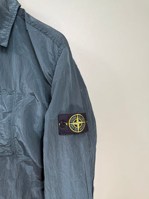Stone Island Dark Green Nylon Metal Overshirt