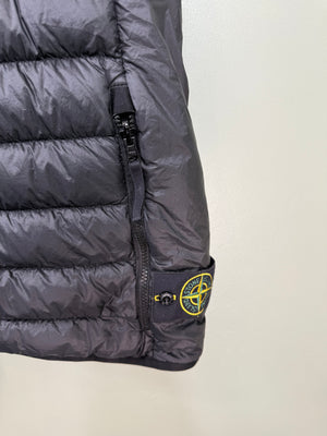 Stone Island Black Micro Yarn Down Gilet