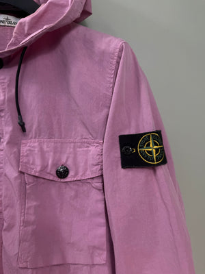 Stone Island Pink Hooded Overshirt