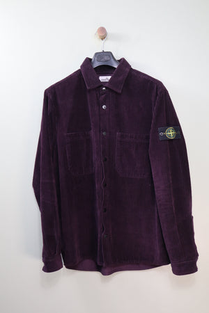 Stone Island Midnight Purple Corduroy Overshirt
