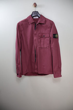 Stone Island Burgundy Overshirt