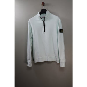 Stone Island Pastel Green 1/4 Zip Jumper