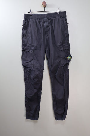 Stone Island Black RE-T Cargo Bottoms