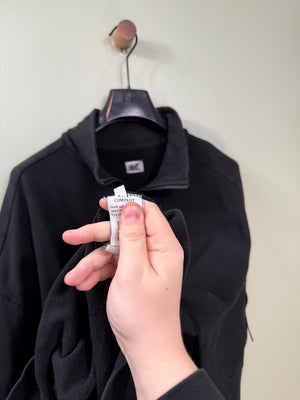 C.P. Company Black 1/4 Zip Jumper