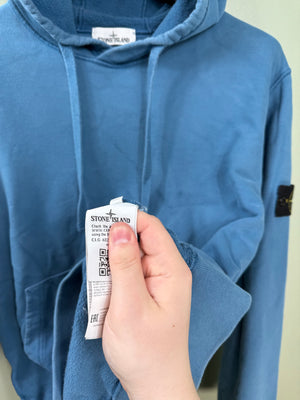 Stone Island Blue Hoodie