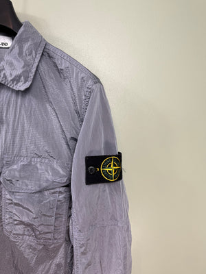 Stone Island Grey Nylon Metal Overshirt