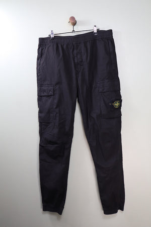 Stone Island Black RE-T Cargo Bottoms