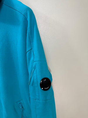 C.P. Company Aqua Blue 1/4 Zip Jumper
