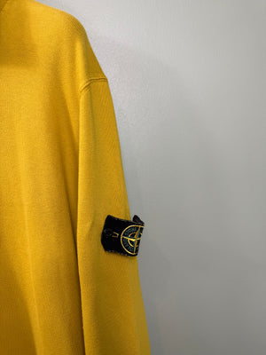 Stone Island Yellow 1/4 Zip Jumper