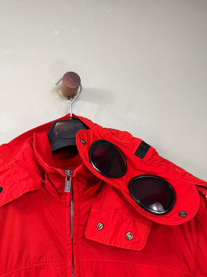C.P. Company Red Nycra Goggle Jacket
