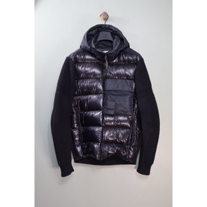 C.P. Company Black DD Shell Down Knit Jacket