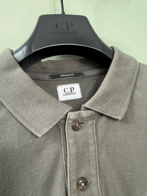 C.P. Company Khaki RE Polo Shirt